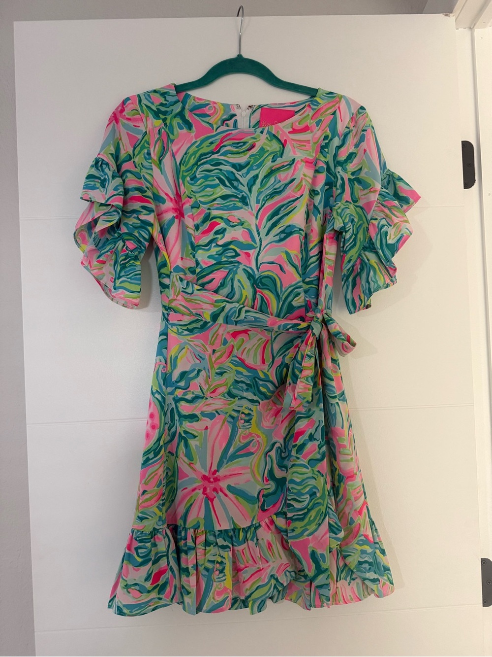 Lilly Pulitzer Bright Pink Printed Dress